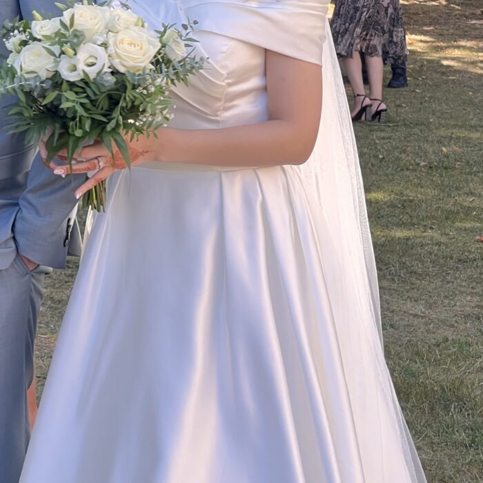 robe de mariée princesse en satin