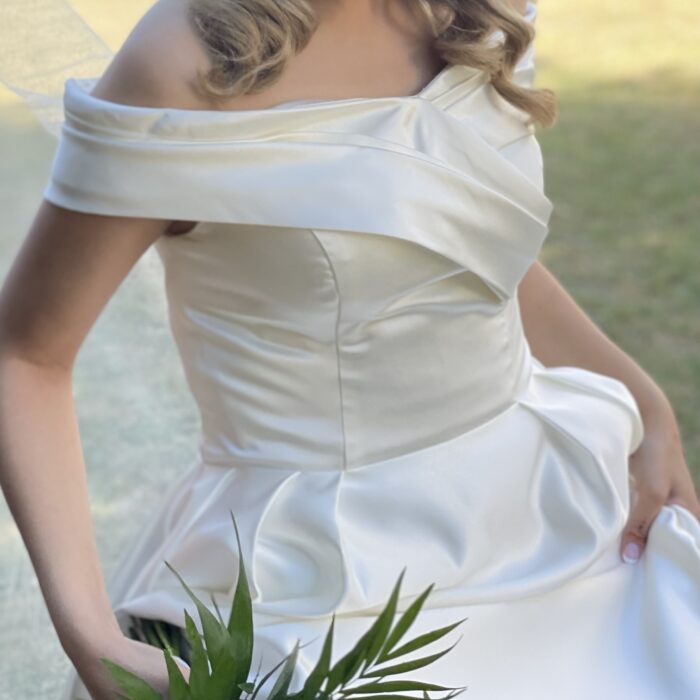 robe de mariée princesse en satin