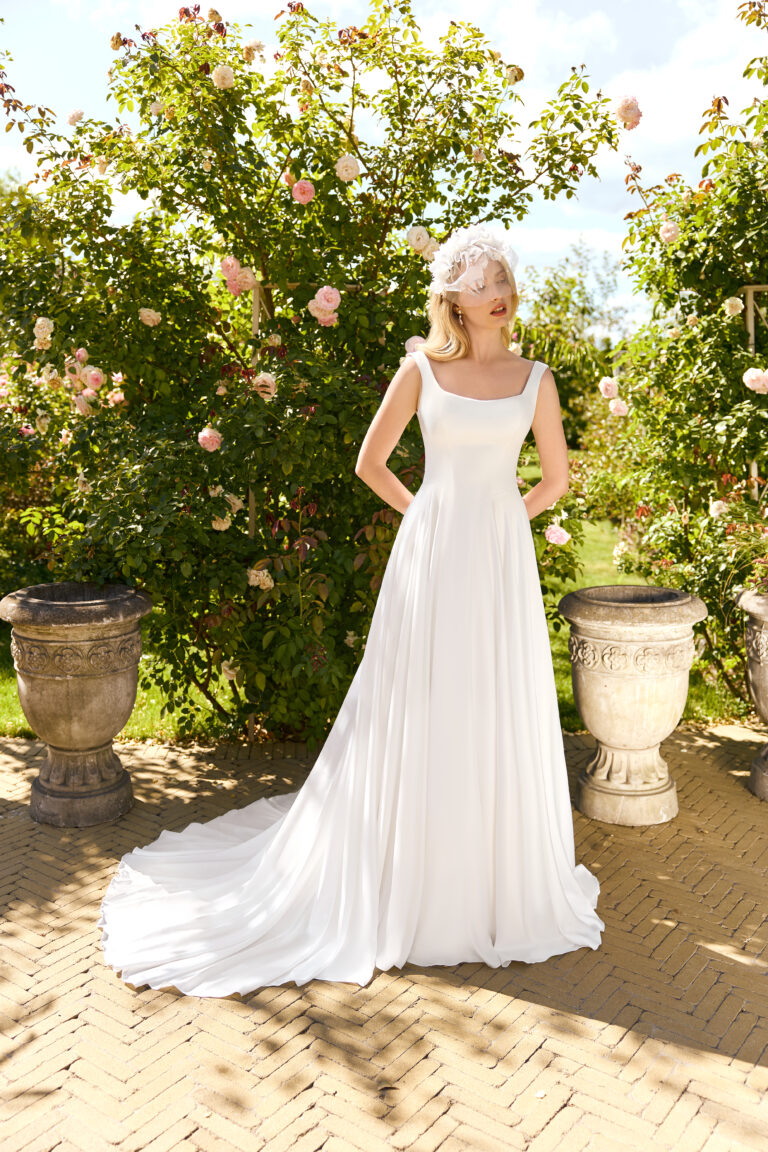 Robe de mariée simple A-line