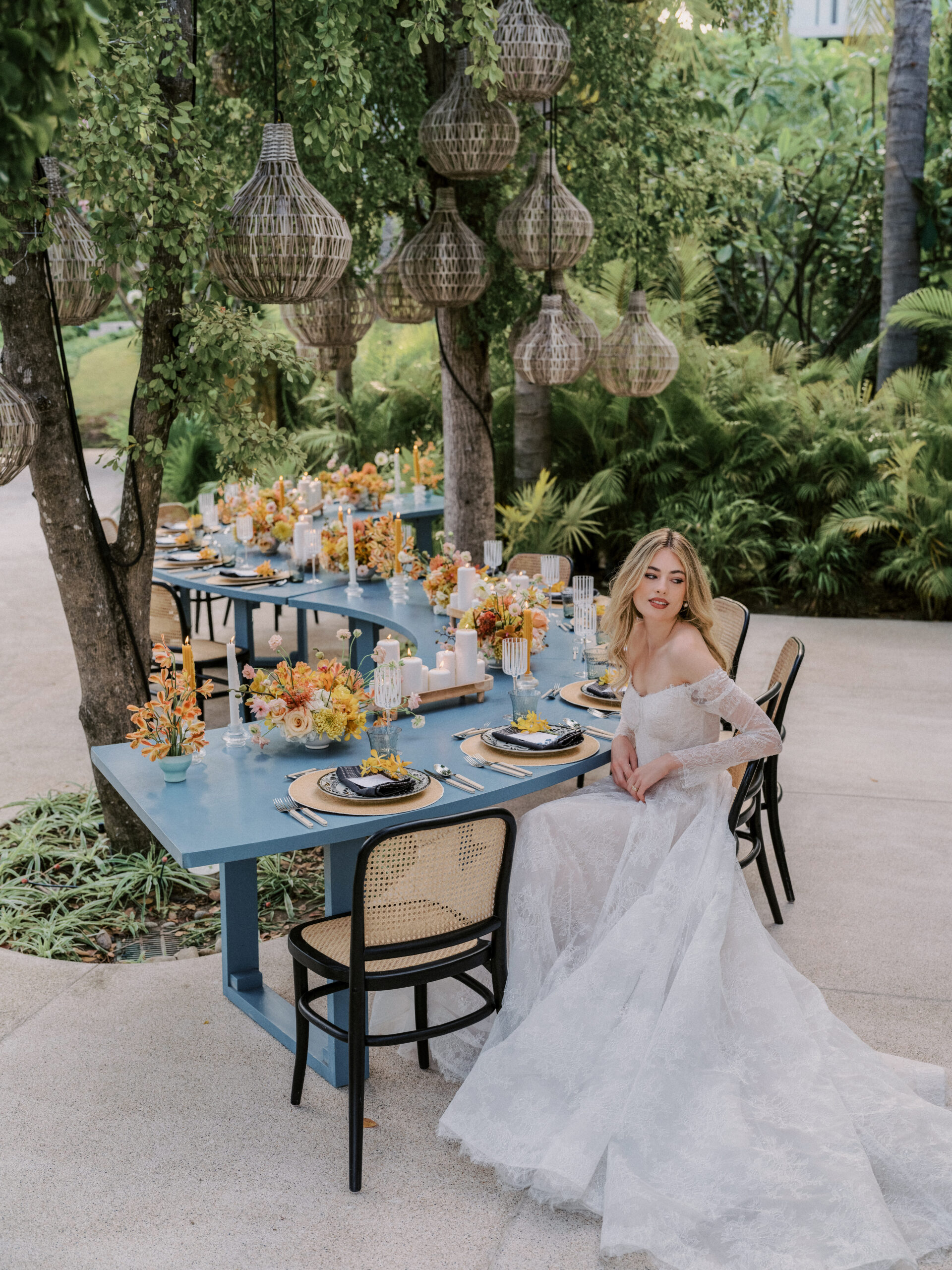 Robe trapèze A-line dentelle