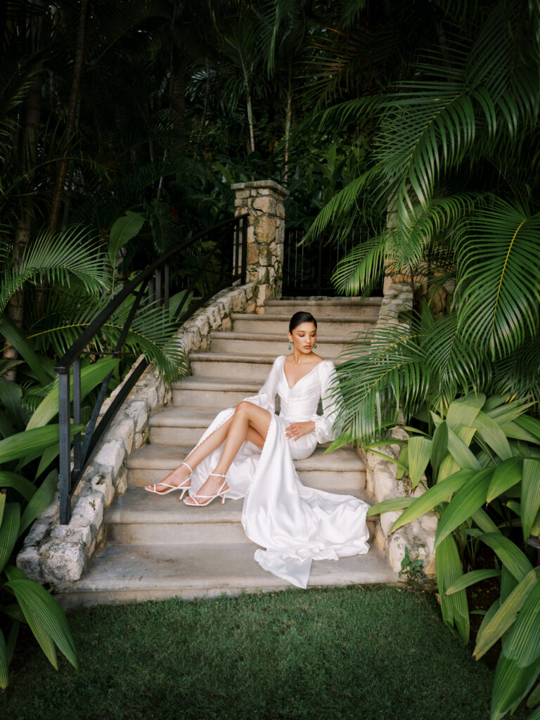 Robe de mariée fluide charmeuse