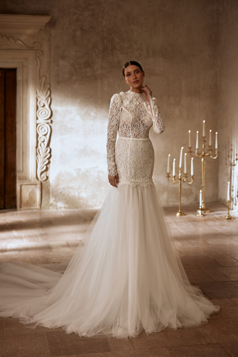 Robe de mariée sirène deux en un