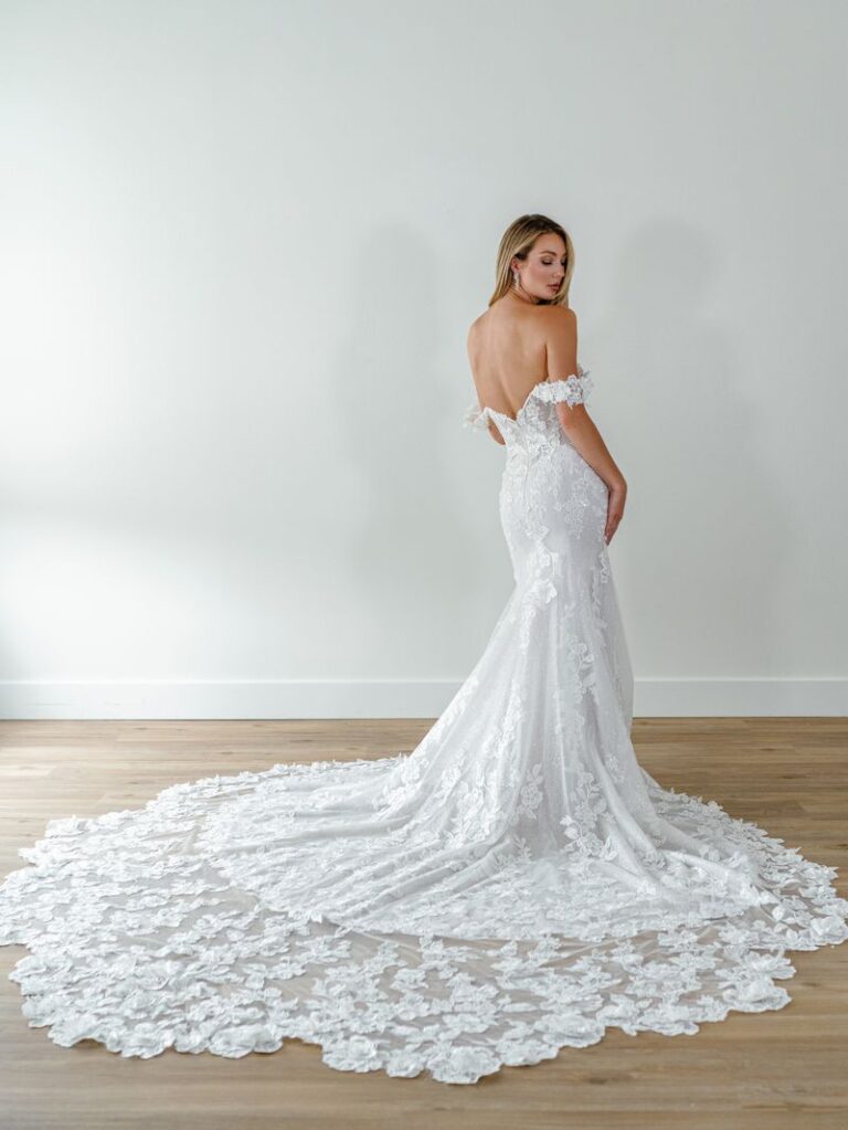 Robe de mariée sirène en dentelle