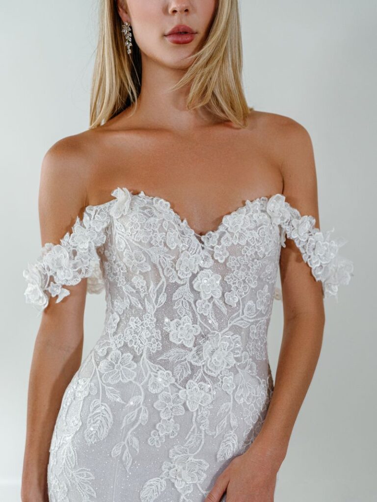 Robe de mariée sirène en dentelle