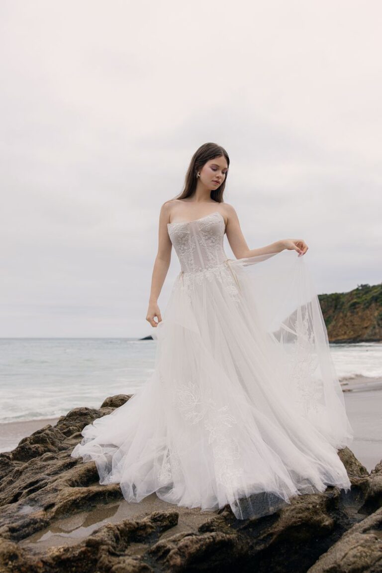 Robe de mariée bohème chic