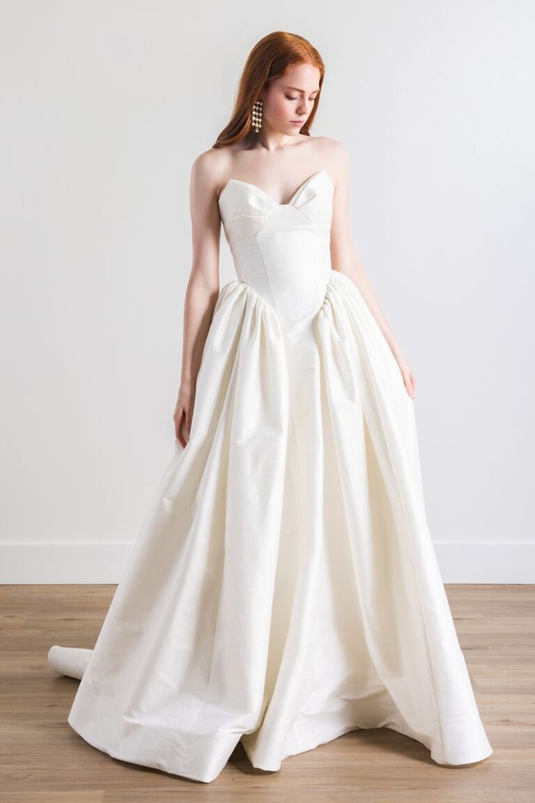 Robe de mariée soie Dupioni