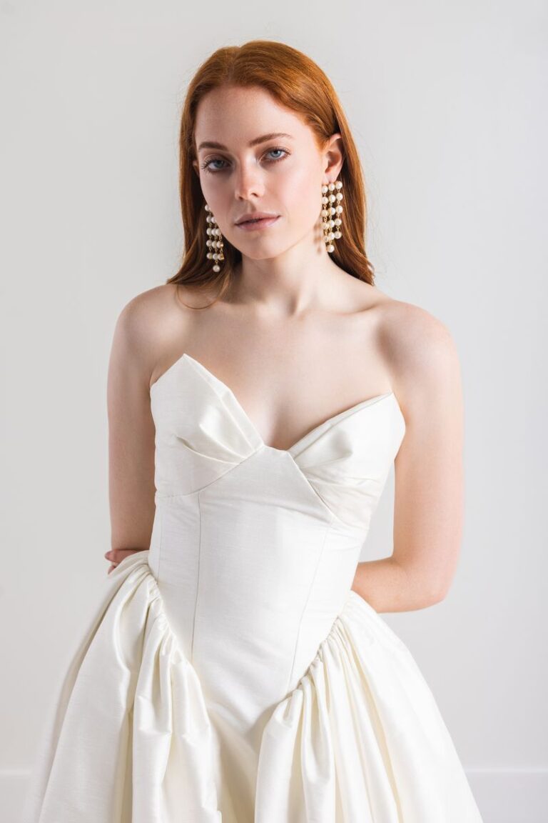 Robe de mariée soie Dupioni