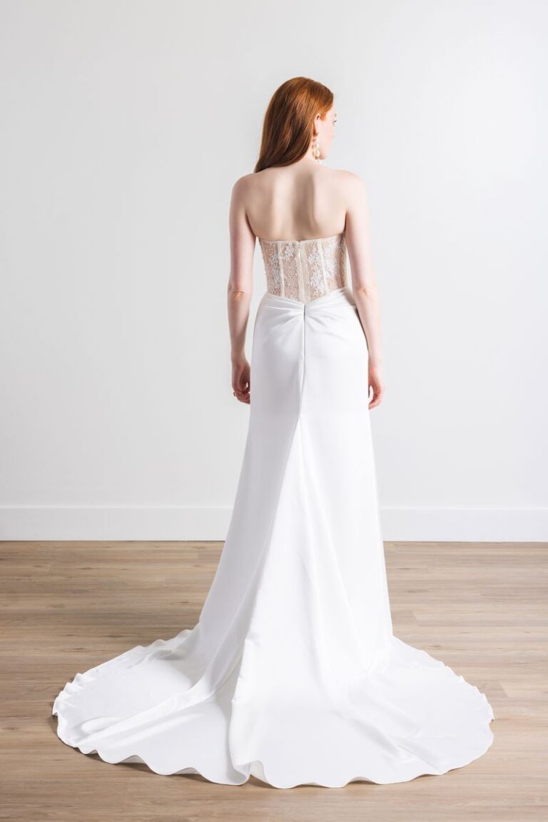 Robe de mariée sirène en soie