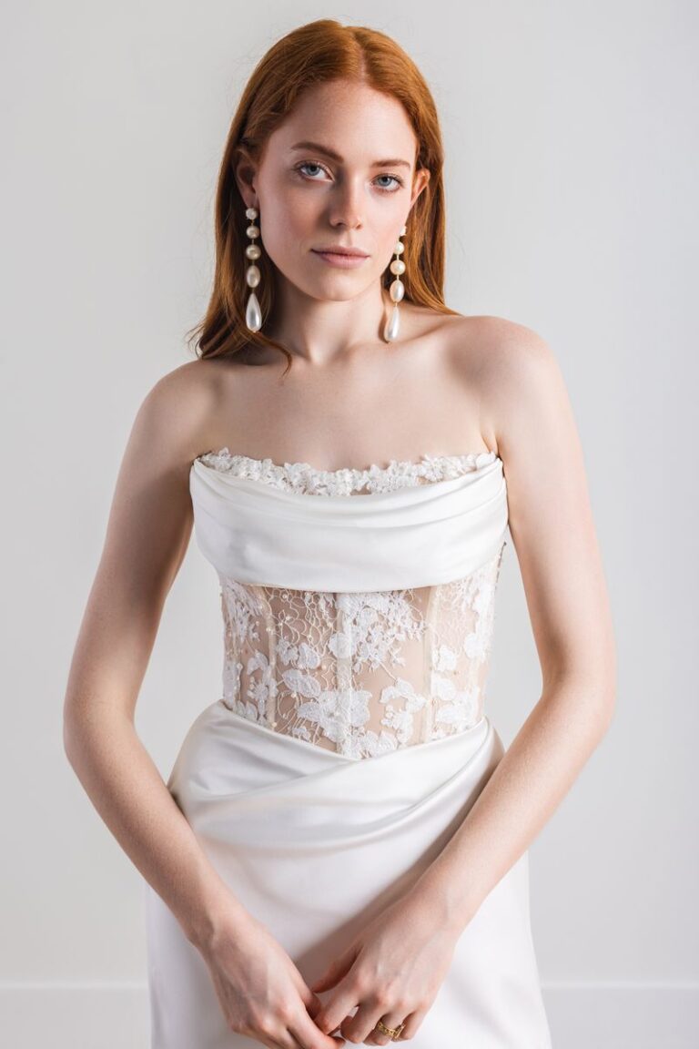 Robe de mariée sirène en soie